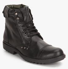 Delize Black High Ankle Boots men