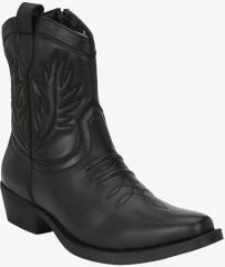 Delize Black High Top Boots men