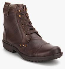 Delize Brown High Ankle Boots men