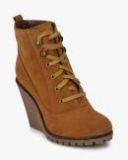 Delize Tan Boots Women