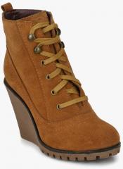 Delize Tan Boots women