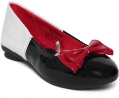 Disney Black & White Colourblocked Ballerinas girls