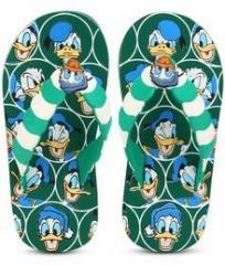 Disney Donald Duck Green Flip Flops boys