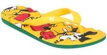 Disney Mickey Mouse Yellow Flip Flops girls