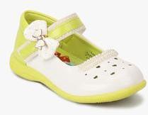 Disney Yellow Mary Jane Bow Belly Shoes girls