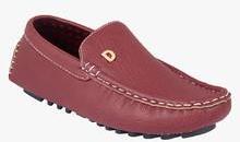 Doink Maroon Loafers boys