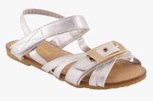 Doink Silver Sandals girls