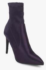 Dorothy Perkins Ally Purple Ankle Length Boots women