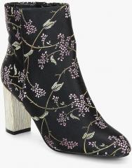 Dorothy Perkins Alyce Black Floral Boots women