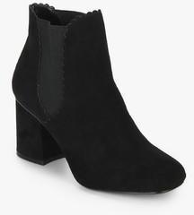 Dorothy Perkins Anna Black Chelsea Ankle Length Boots women