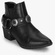 Dorothy Perkins Avril Black Ankle Length Boots women