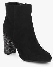 Dorothy Perkins Ayla Black Glitter Boots men