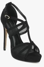 Dorothy Perkins Beverly Black Ankle Strap Stilettos women