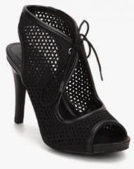 Dorothy Perkins Black Lazer Cut Stilettos women