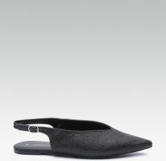 Dorothy Perkins Black Solid Shimmer Effect Flats women