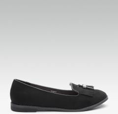 Dorothy Perkins Black Tasselled Loafers women