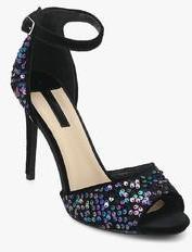 Dorothy Perkins Brandi Black Ankle Strap Stilettos women