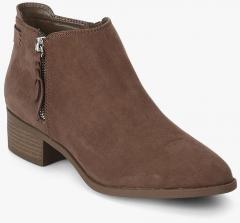 Dorothy Perkins Brown Heeled Boots women