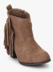 Dorothy Perkins Brown Matte Boots women