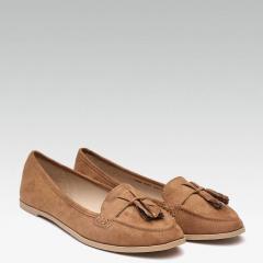 Dorothy Perkins Brown Solid Ballerinas women