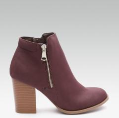 Dorothy Perkins Burgundy Heeled Boots women