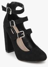 Dorothy Perkins Dandelion Black Ankle Strap Sandals women