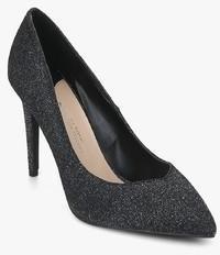 Dorothy Perkins Evie Black Glitter Stilettos women