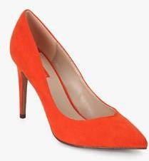 Dorothy Perkins Evie V Topline Orange Stilettos women