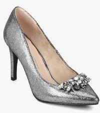 Dorothy Perkins Gemm Silver Metallic Stilettos women