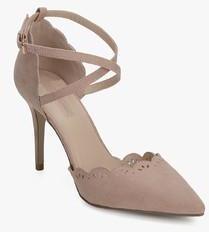 Dorothy Perkins Genna Mauve Ankle Strap Stilettos women