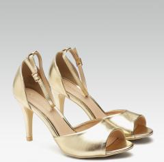 Dorothy Perkins Gold Toned Solid Heels women