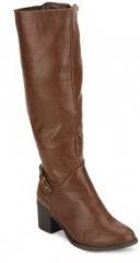 Dorothy Perkins Knee Length Brown Boots women