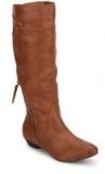 Dorothy Perkins Knee Length Tan Boots Women