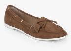 Dorothy Perkins Lara Brown Bow Moccasins women