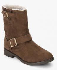 Dorothy Perkins Maddy Brown Ankle Length Boots women