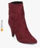 Dorothy Perkins Maroon Boots Women