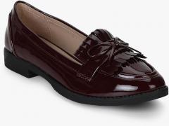 Dorothy Perkins Maroon Lotta Moccasins women