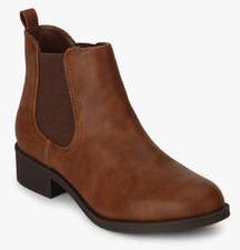 Dorothy Perkins May Brown Chelsea Boots women