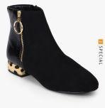 Dorothy Perkins Merlot Black Flat Boots Women