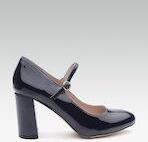 Dorothy Perkins Navy Blue Solid Mary Janes Women