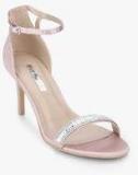 Dorothy Perkins Pink Embelished Ankle Strap Stilettos Women