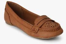 Dorothy Perkins Pnch Out Tan Moccasins women