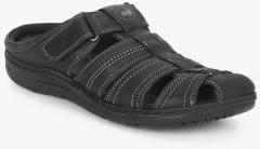 Dr Scholl Sam Fisherman Black Sandals men