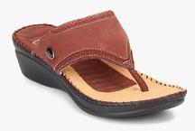 Dr Scholl Walkthong Brown Sandals women