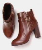 Dressberry Brown Synthetic Boots Women