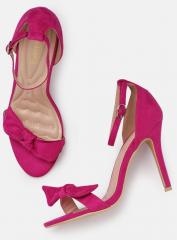 Dressberry Fuchsia Solid Sandals women