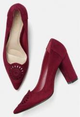 Dressberry Laser Cut Magenta Stilettos women