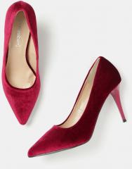 Dressberry Maroon Synthetic Stilettos women