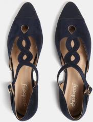 Dressberry Navy Blue Solid Ballerinas women