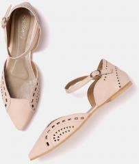 Dressberry Peach Solid Ballerinas women